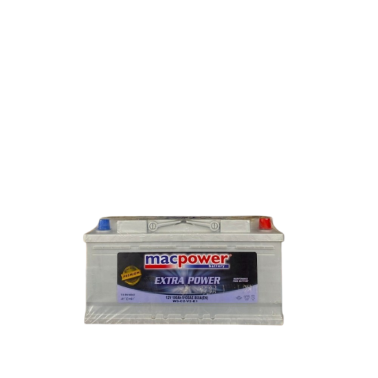 MACPOWER 12V 100AH N70 TERS SMF EXMET IND SULU AKÜ