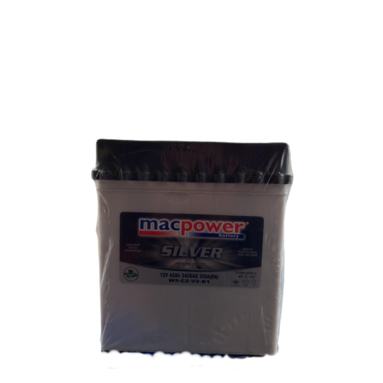 MACPOWER 12V 42AH NS40 TERS İNCE SMF IND SULU AKÜ