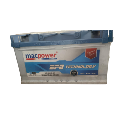 MACPOWER 12V 84AH L4 DÜZ MF SULU AKÜ (STARTSTOP)