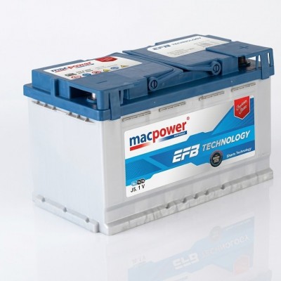 MACPOWER 12V 90AH N70 DÜZ SMF SULU AKÜ  (EFB)
