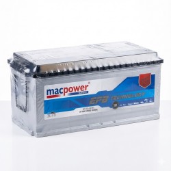 MACPOWER 12V 180AH B150  DÜZ SMF IND SULU AKÜ