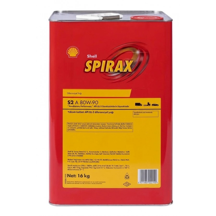 Lt Shell SHELL SPIRAX S2 TQ 16 LT