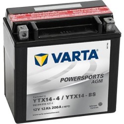 VARTA 12 V 12 AH YTX14-BS  MOTORSİKLET VARTA 12 V 12 AH YTX14-BS  MOTORSİKLET