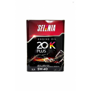 SELENIA 20K PLUS 5W-40 3,2 LT