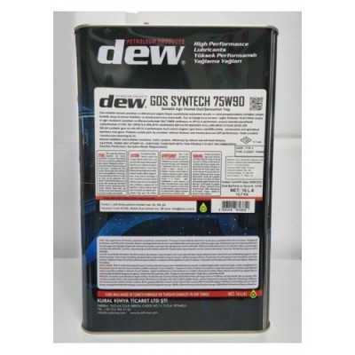 DEW GOS SYNTECH 75W90 15 KG