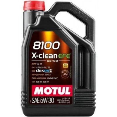 MOTUL 8100 X-CLEAN EFE 5W30 4B4L