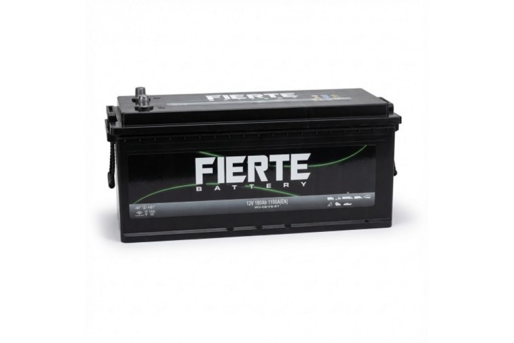 FİERTE 12V 180AH B150 DÜZ MF IND SULU AKÜ